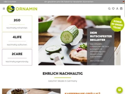 Website von Ornamin Kunststoffwerke GmbH & Co KG