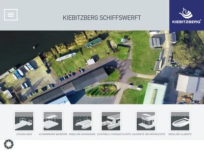 Website von Kiebitzberg GmbH & Co. KG