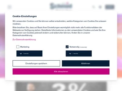 Website von Robert Schmid GmbH & Co. KG Farben- und Tapetengroßhandel