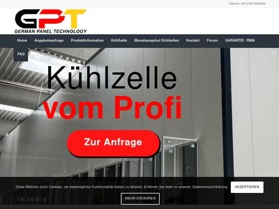 Website von Gpt GmbH