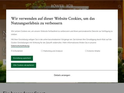 Website von Röwer & Rüb GmbH