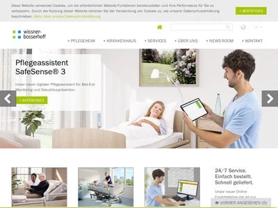 Website von Wissner-Bosserhoff GmbH