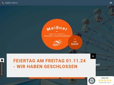 Website von Meißner GmbH & Co. Handels KG