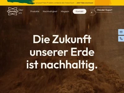 Website von Stender AG