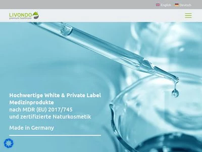 Website von LIVONDO GmbH - premium healthcare