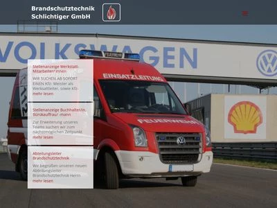 Website von Brandschutztechnik Schlichtiger GmbH