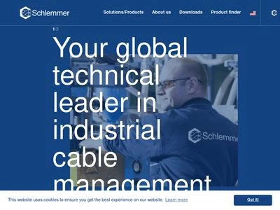 Website von Schlemmer Holding GmbH