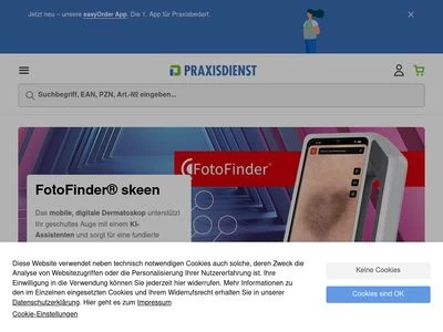 Website von Dieckhoff & Ratschow Praxisdienst GmbH & Co.KG