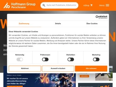 Website von Hch. Perschmann GmbH