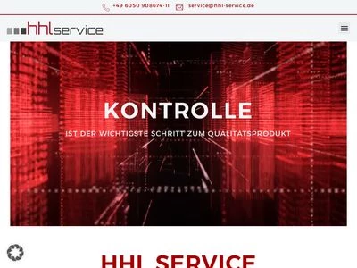 Website von HHL Service GmbH