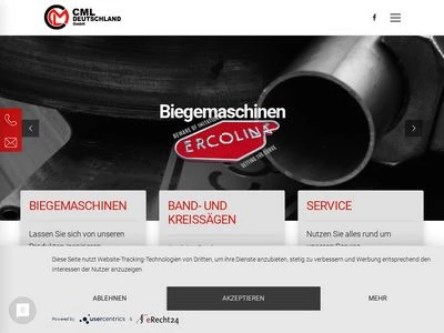 Website von CML Deutschland GmbH