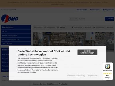 Website von BMG-Baumgart GmbH & Co. KG