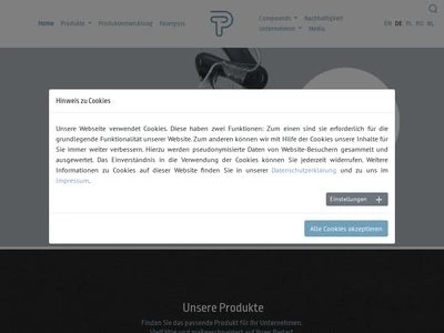 Website von FGW Fasergusswerk Polenz GmbH