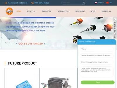 Website von ACT Motor GmbH