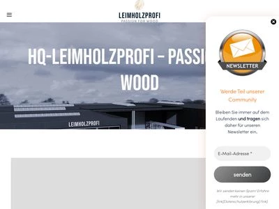 Website von HQ-Leimholzprofi.de GmbH