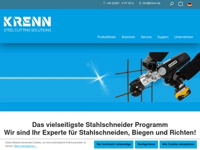 Website von KRENN GmbH & Co. KG