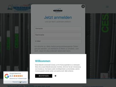 Website von Albert Wasmer GmbH