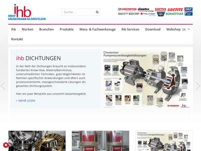 Website von Imhof Häusermann AG