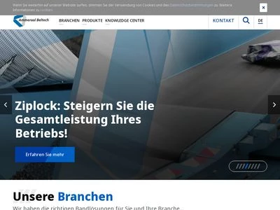 Website von Ammeraal Beltech GmbH