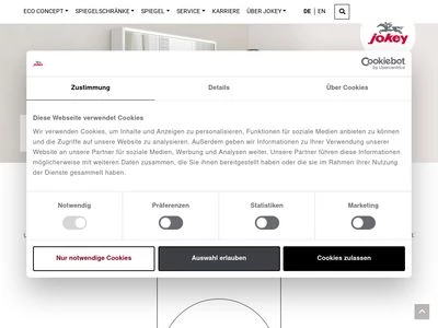 Website von Jokey Sohland GmbH