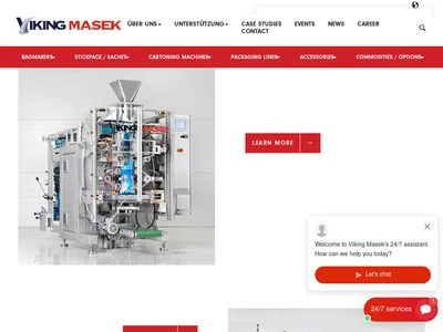 Website von Viking Masek a.s.