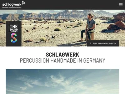 Website von Schlagwerk GmbH