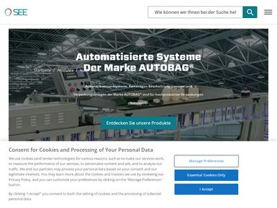 Website von Automated Packaging Systems GmbH & Co. KG