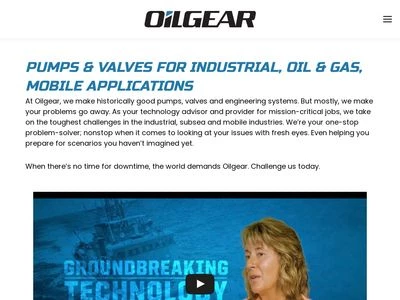 Website von Oilgear Towler GmbH