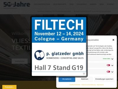 Website von P. Glatzeder GmbH