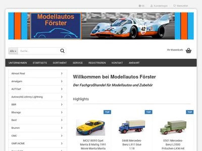 Website von Förster GmbH