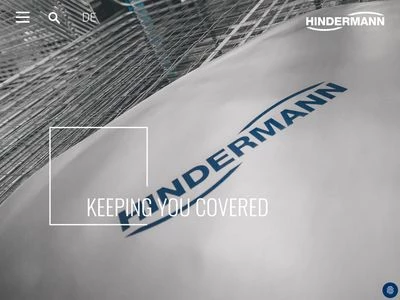 Website von HINDERMANN GmbH & Co. KG