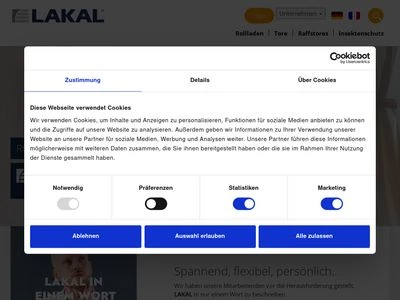 Website von LAKAL GmbH