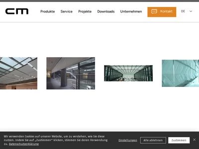 Website von clauss markisen Projekt GmbH