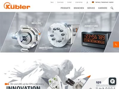 Website von Fritz Kübler GmbH