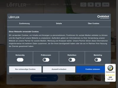 Website von LÖFFLER GmbH