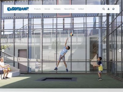 Website von Eurotramp Trampoline - Kurt Hack GmbH