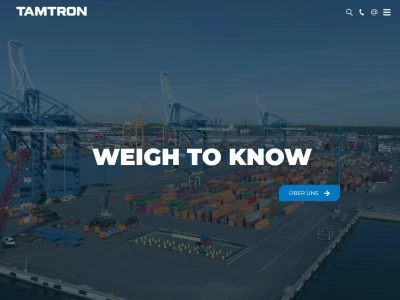 Website von Tamtron GmbH