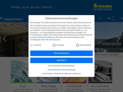 Website von Julius Fritsche GmbH