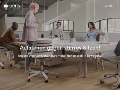 Website von Aeris GmbH