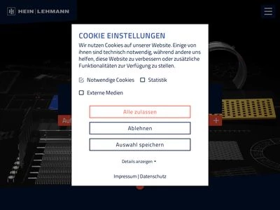 Website von HEIN, LEHMANN GmbH