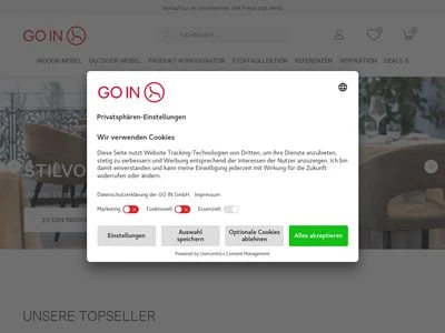 Website von GO IN GmbH