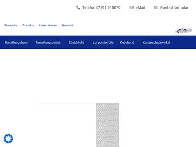 Website von Heinz Hettich Verpackungstechnik