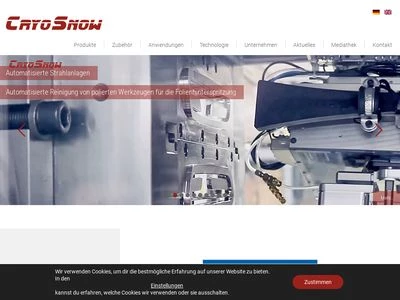 Website von CryoSnow GmbH