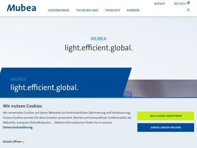 Website von Muhr und Bender KG