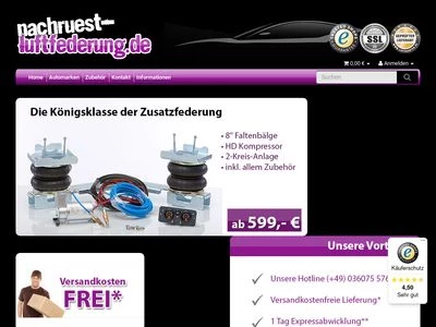 Website von I-Parts Eichsfeld