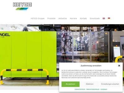 Website von HEYCO-WERK Heynen GmbH & Co. KG