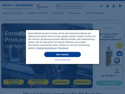 Website von KOCH + SCHRÖDER GmbH