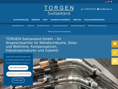 Website von Torgen GmbH