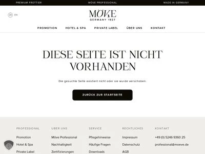 Website von frottana Textil GmbH & Co. KG