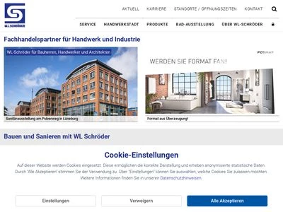 Website von Lüneburger Eisenhandlung W.L. Schröder GmbH & Co. KG